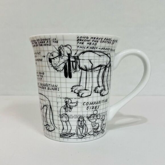 Disney Sketchbook Pluto Mug - Picture 1 of 6